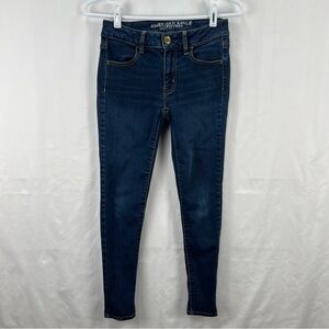 American Eagle - Women’s Blue Denim Jeans - Jeggings - 2 Short - Skinny Jeans